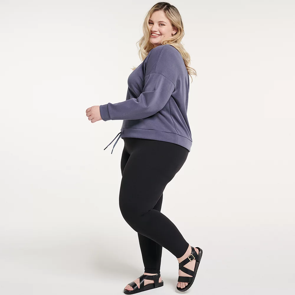 Plus Size FLX Affirmation High-Waisted 7/8 Ankle Leggings - Image 8