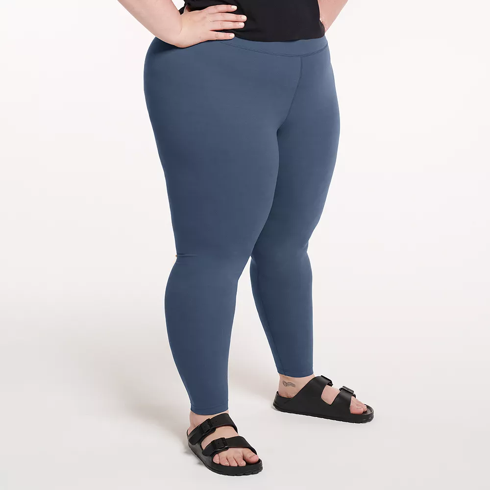 Plus Size FLX Affirmation High-Waisted 7/8 Ankle Leggings - Image 2