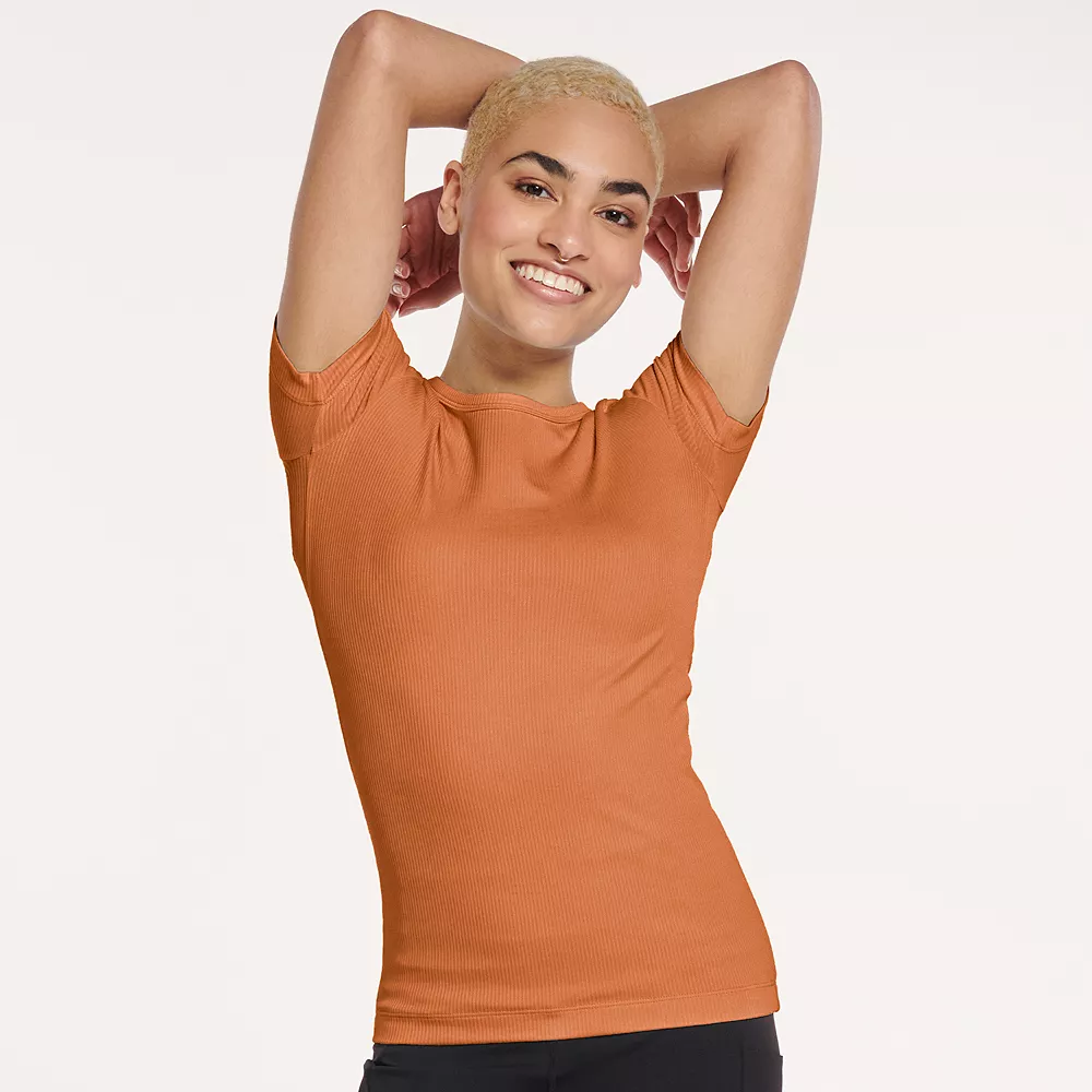 Women's FLX Balance Ribbed Crewneck Tee - Image 3