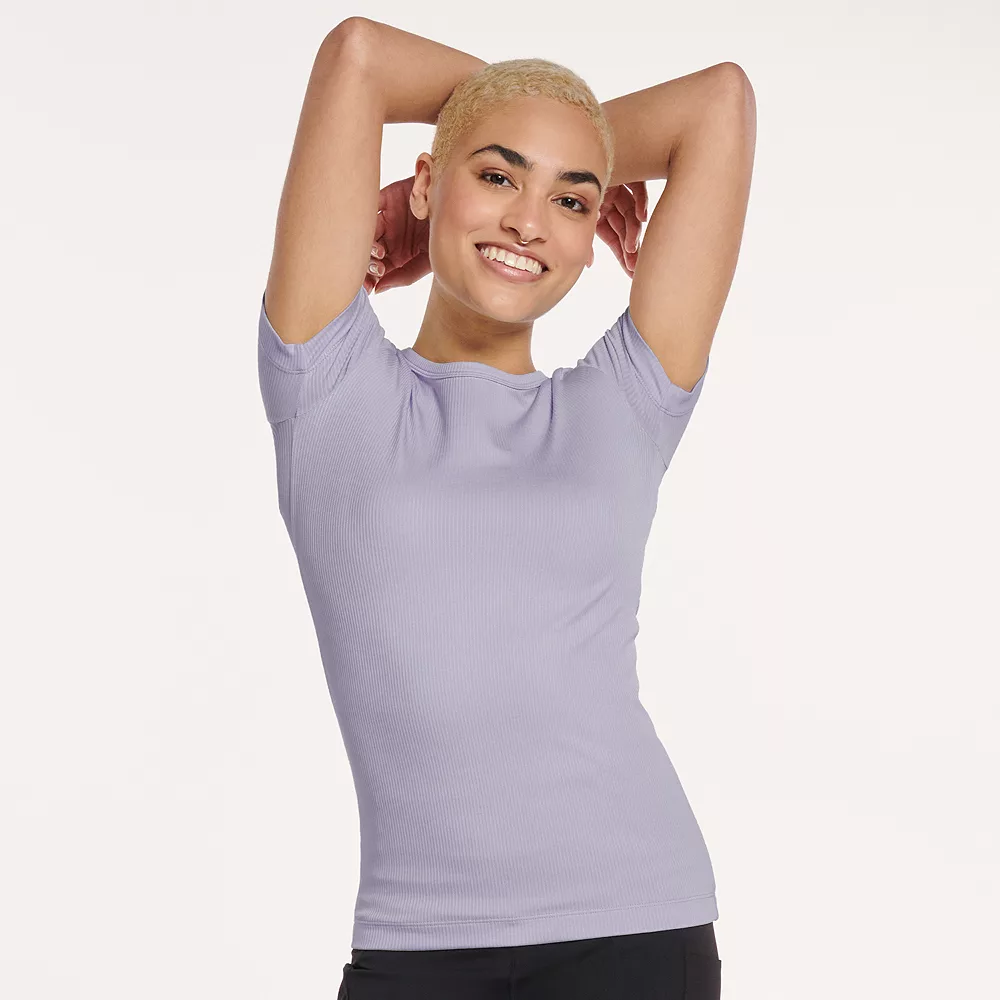 Women's FLX Balance Ribbed Crewneck Tee - Image 5
