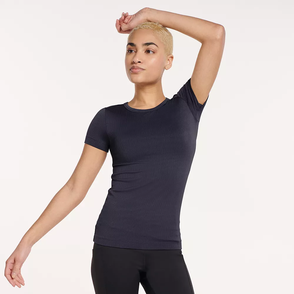 Women's FLX Balance Ribbed Crewneck Tee - Image 10