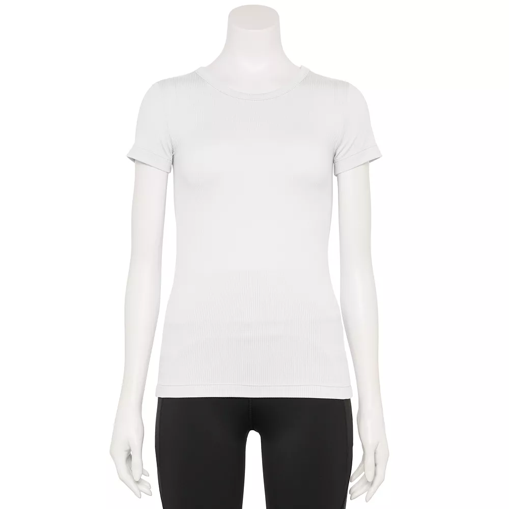 Women's FLX Balance Ribbed Crewneck Tee - Image 9