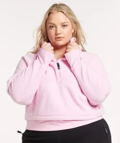Plus Size FLX Ascent Half-Zip Fleece Hoodie