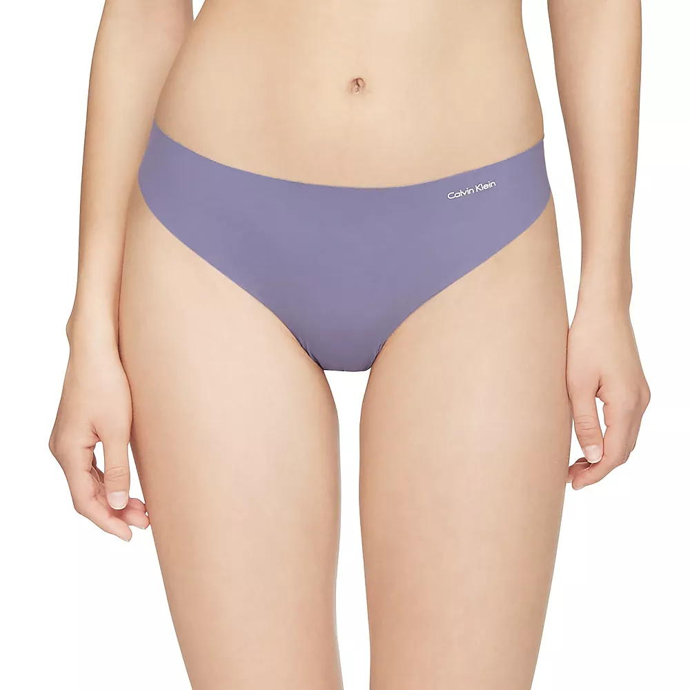 Women's Calvin Klein Invisibles Thong Panty D3428 - Image 13