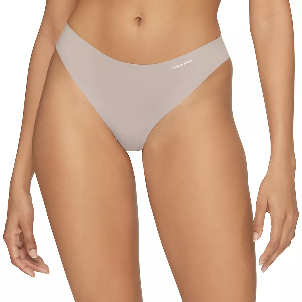 Women's Calvin Klein Invisibles Thong Panty D3428 - Image 8