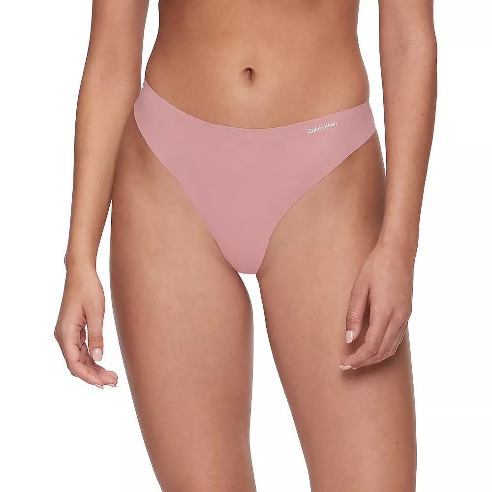 Women's Calvin Klein Invisibles Thong Panty D3428 - Image 18