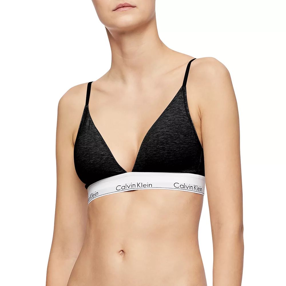 Calvin Klein Modern Cotton Light Lined Triangle Bralette QF5650 - Image 2
