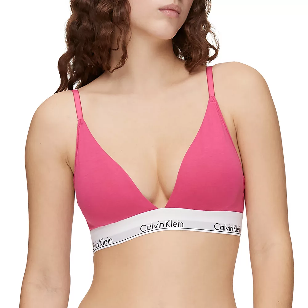 Calvin Klein Modern Cotton Light Lined Triangle Bralette QF5650 - Image 4