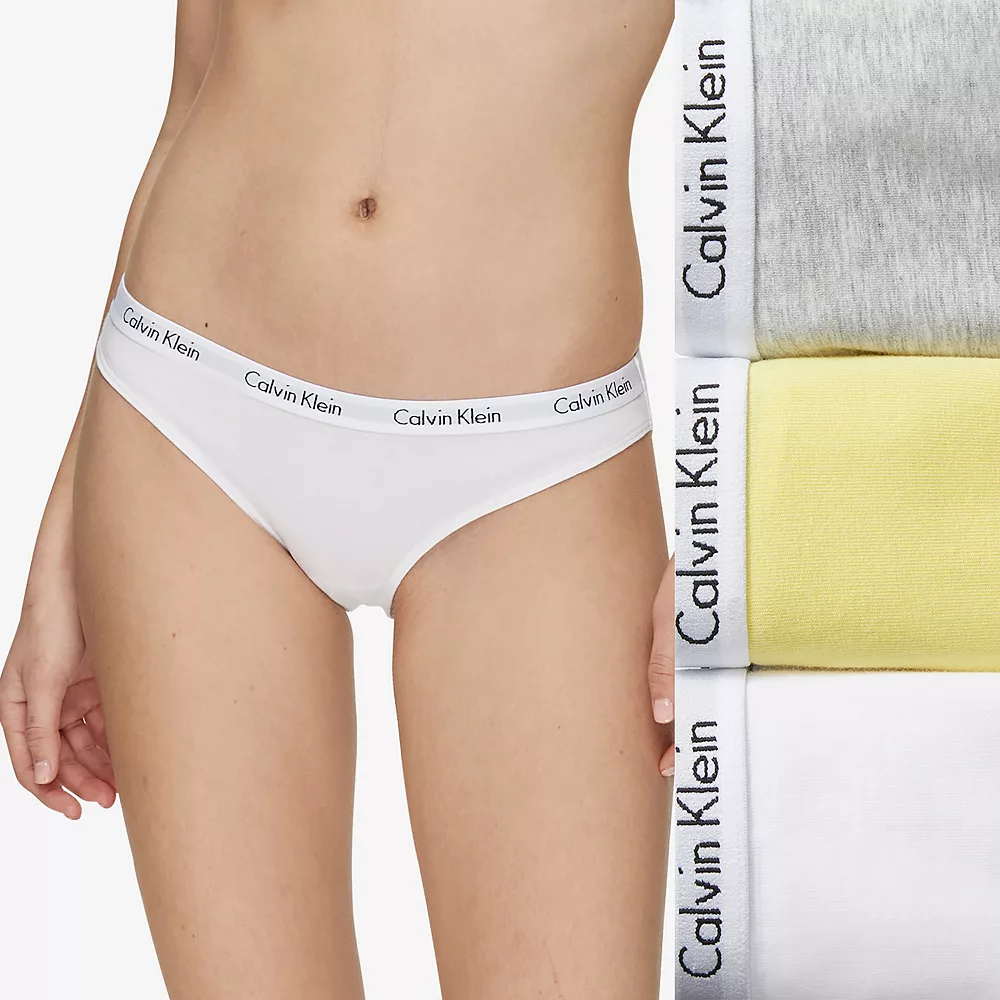 Women's Calvin Klein Carousel 3-Pack Bikini Panty Set QD3588 - Image 3