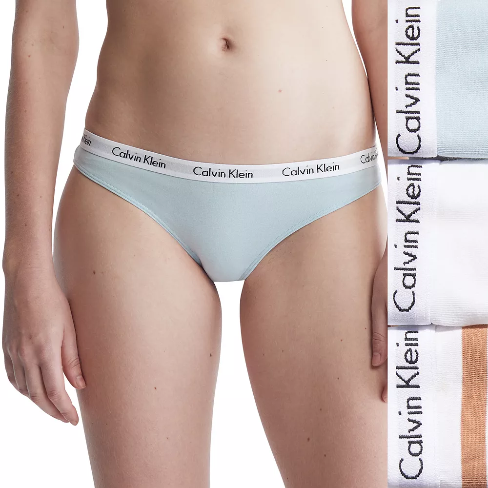 Women's Calvin Klein Carousel 3-Pack Bikini Panty Set QD3588 - Image 4