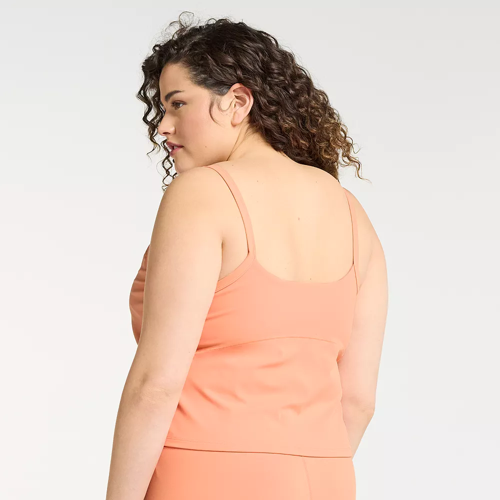 Plus Size FLX Affirmation Camisole with Built-In Bra - Image 2