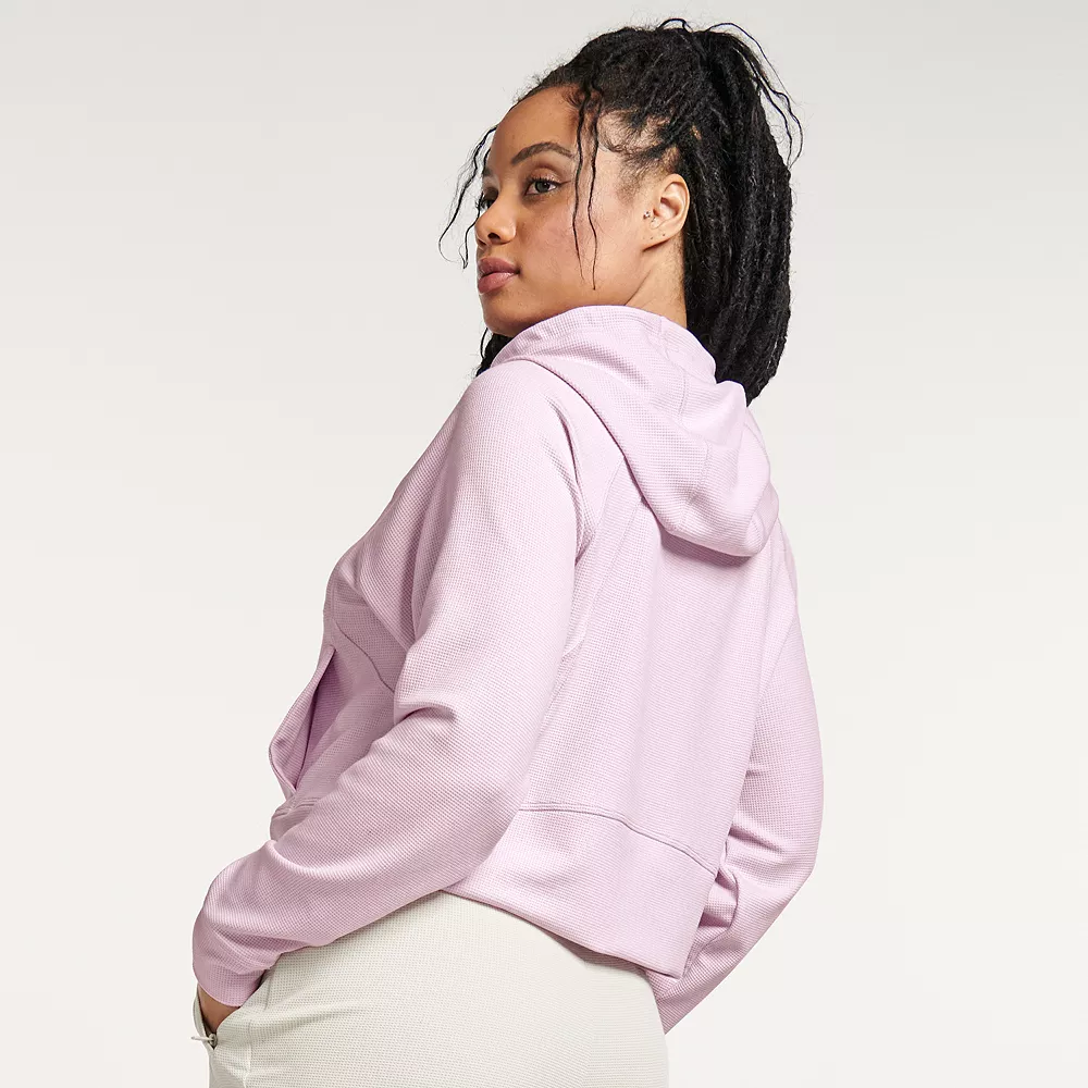 Women's FLX Waffle Crop Hoodie - Image 3