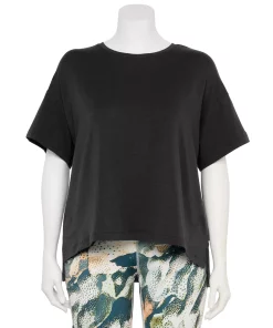 Plus Size FLX Core Drop-Shoulder Tee