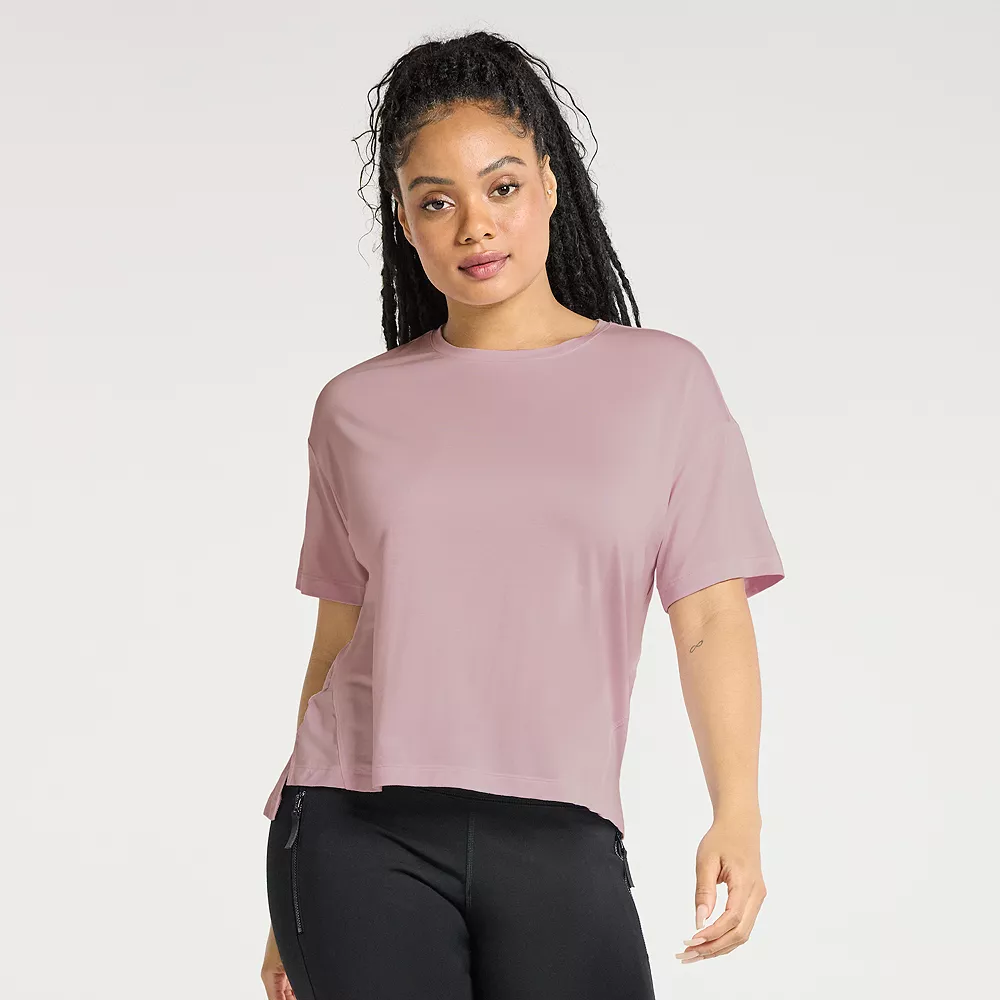 Women's FLX Core Drop-Shoulder Tee - Image 7