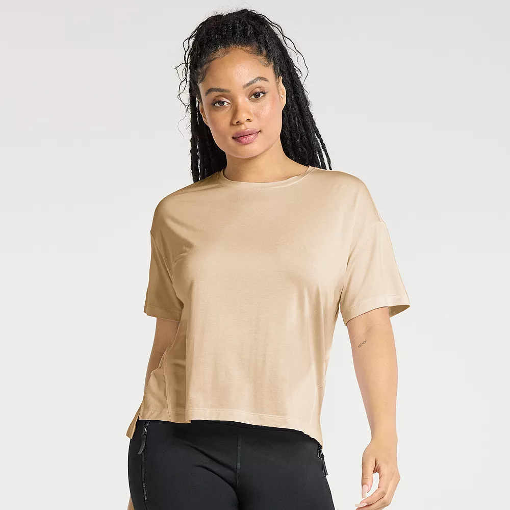 Women's FLX Core Drop-Shoulder Tee - Image 4