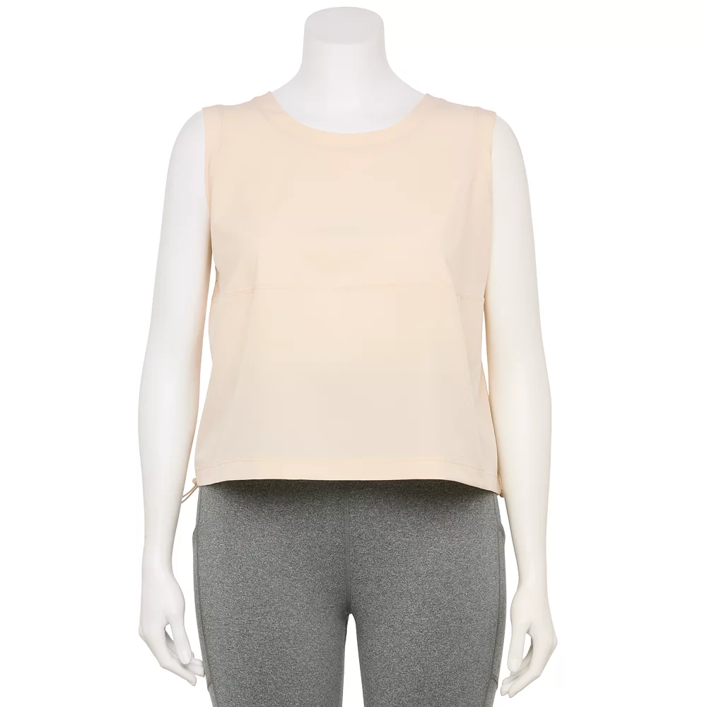 Plus Size FLX Cinch-Back Woven Tank - Image 2