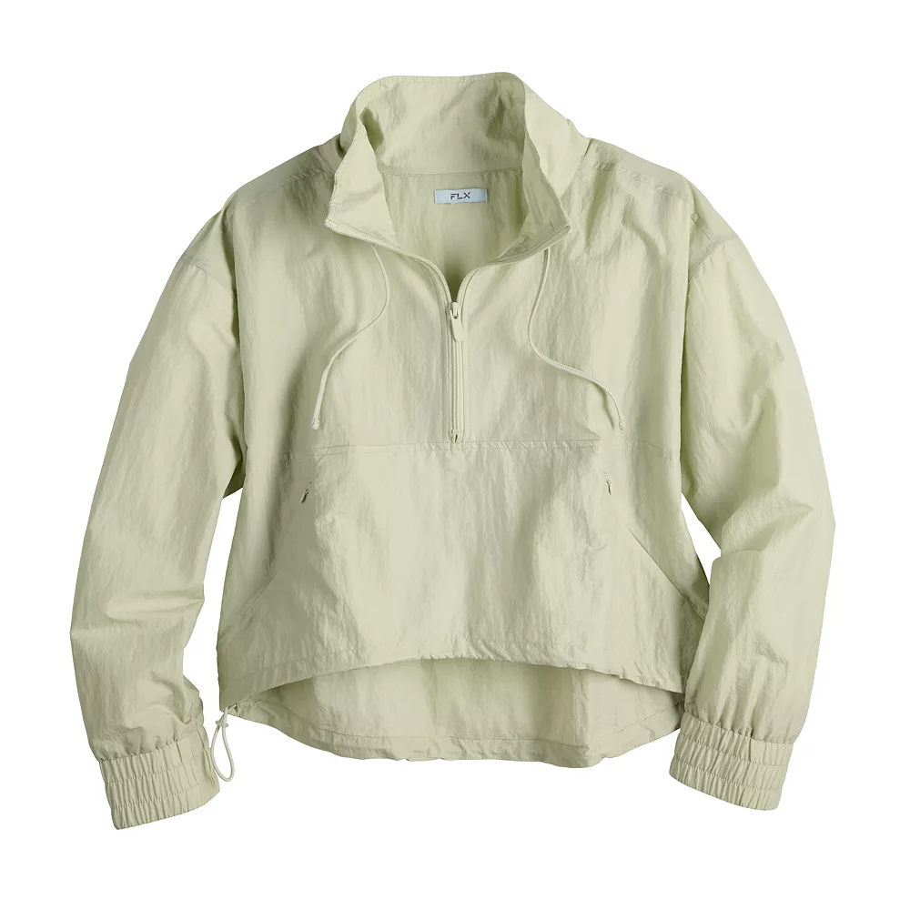 Women's FLX Half-Zip Woven Crop Jacket - Image 3