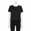 Women's FLX Cinched-Side Keyhole Back Tee