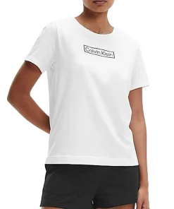 Women's Calvin Klein CK Reimagined Heritage Lounge Short Sleeve Crewneck Top