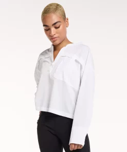 Women's FLX Woven Popover Top