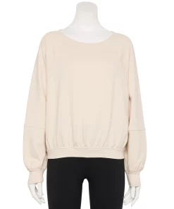 Women's FLX Boatneck French Terry Popover Sweatshirt