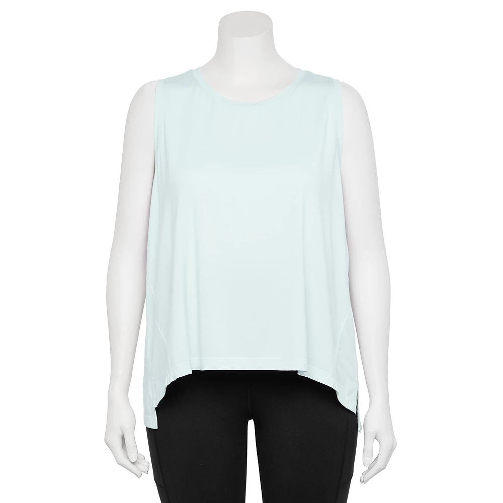 Plus Size FLX Core High-Low Tank - Image 5