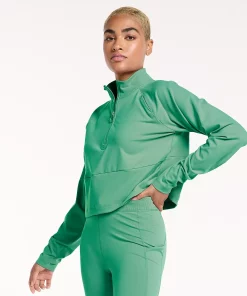 Women's FLX Quarter-Zip Crop Mockneck Jacket