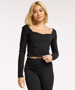 Women's FLX Affirmation Sweetheart Neckline Crop Top