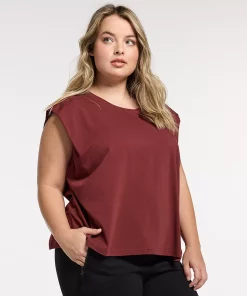 Plus Size FLX Restore Shoulder-Tuck Sleeveless Top
