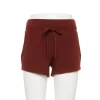 Women's FLX Ribbed High-Waisted Sweater Shorts