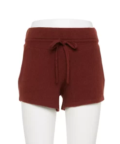 Women's FLX Ribbed High-Waisted Sweater Shorts
