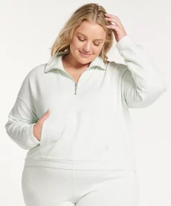 Plus Size FLX Embrace Quarter-Zip Sweatshirt
