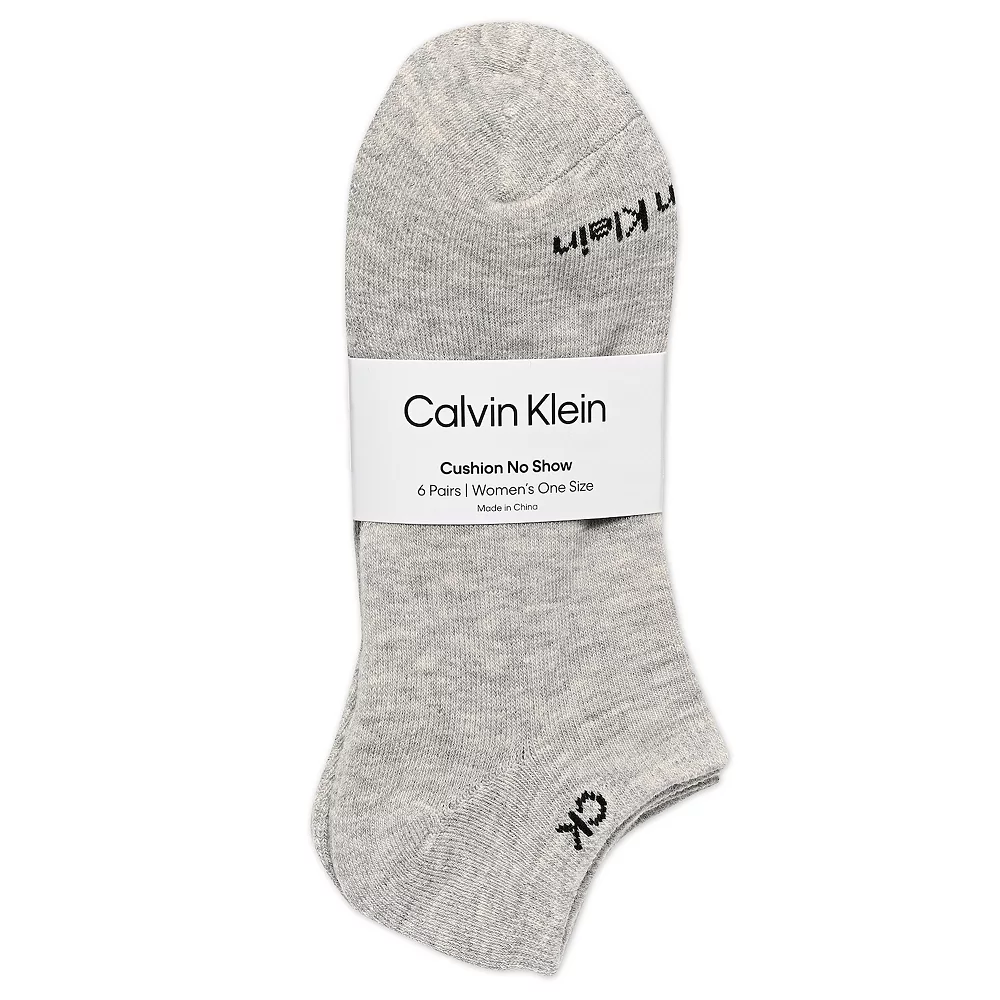 Women's Calvin Klein 6 Pack No Show Socks - Image 5