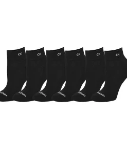 Women's Calvin Klein 6 Pack Quarter Socks