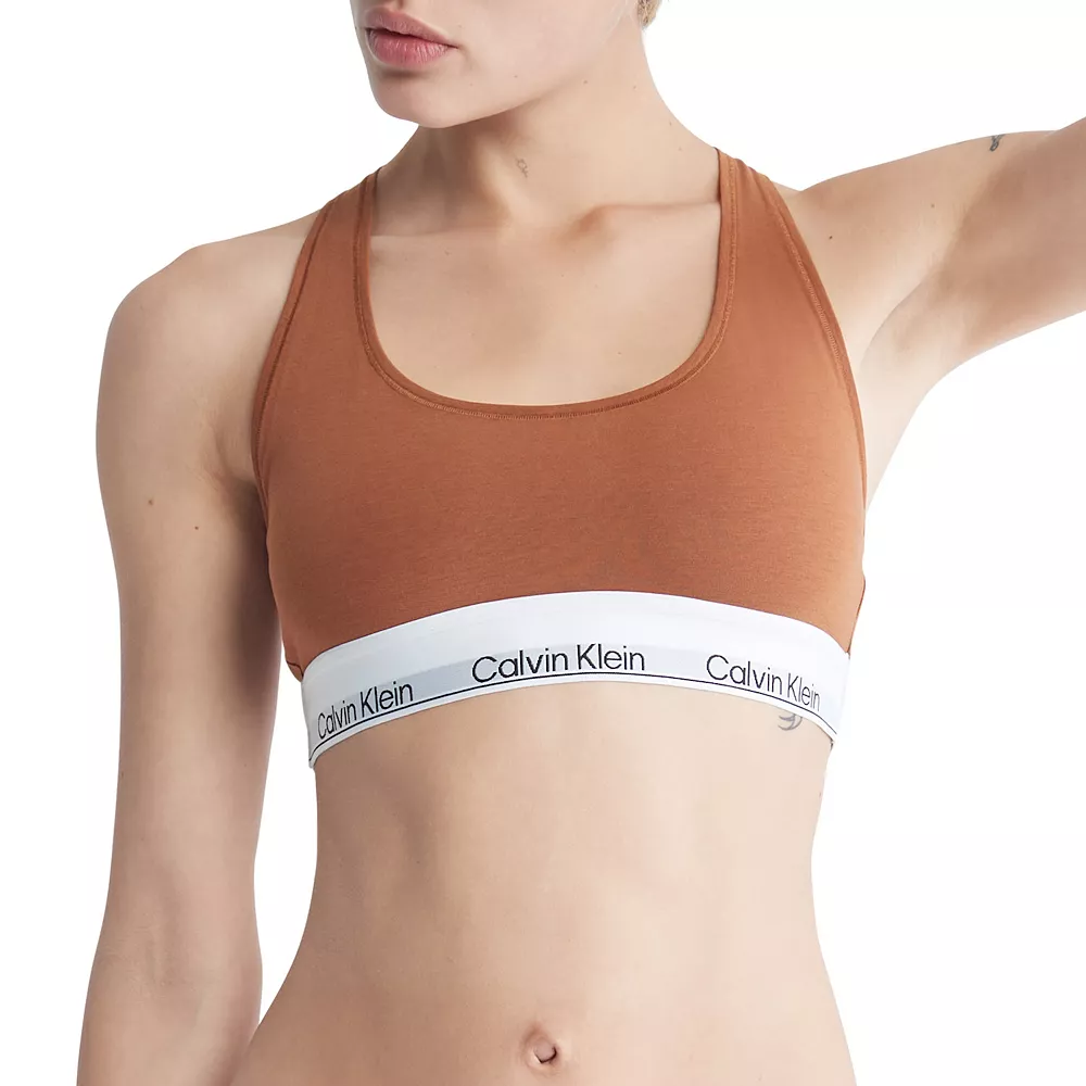 Calvin Klein Modern Cotton Naturals Unlined Bralette QF7044 - Image 2