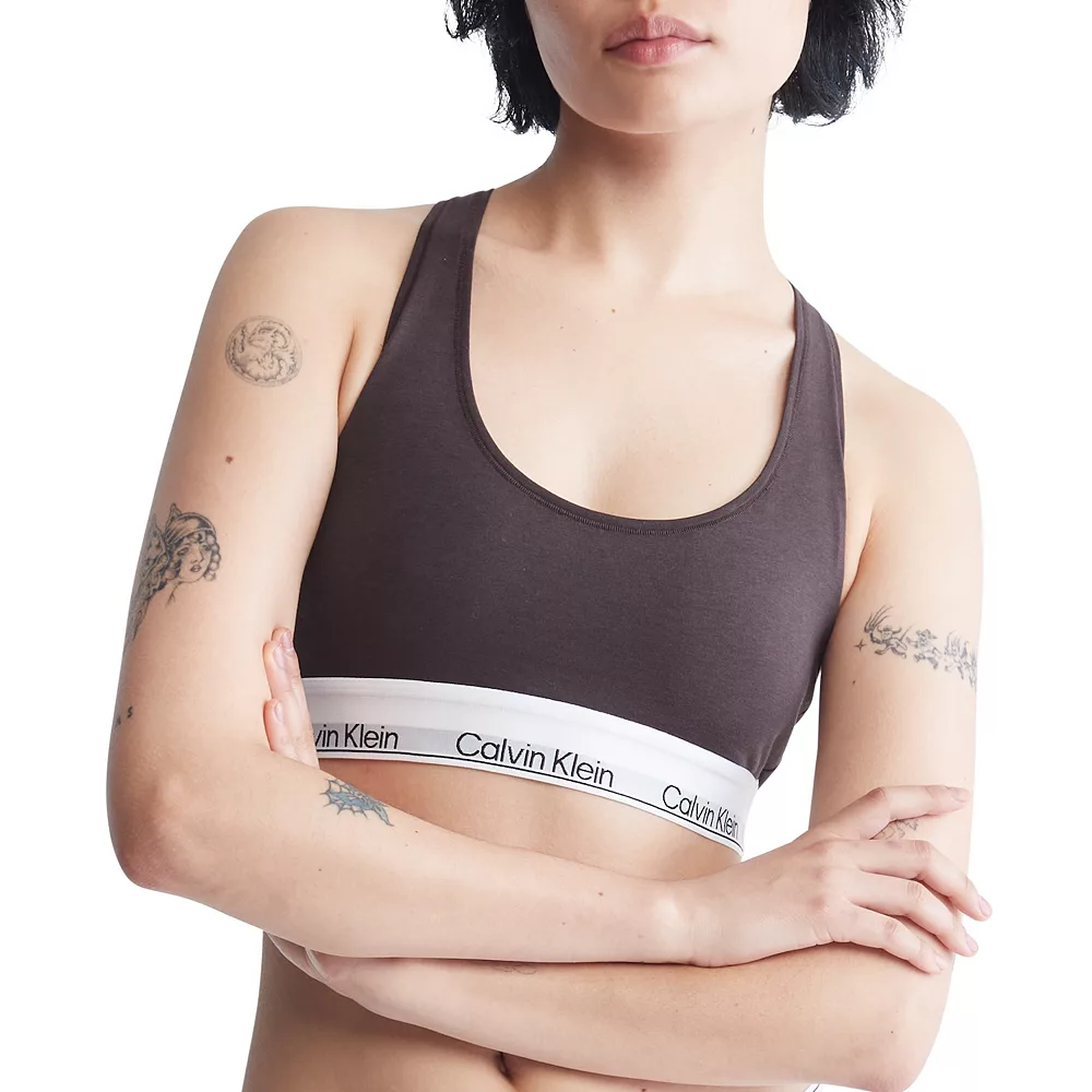 Calvin Klein Modern Cotton Naturals Unlined Bralette QF7044 - Image 3