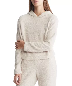 Women's Calvin Klein CK One Plush Long Sleeve Hoodie