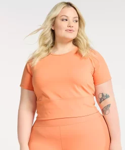 Plus Size FLX Affirmation Crop Top