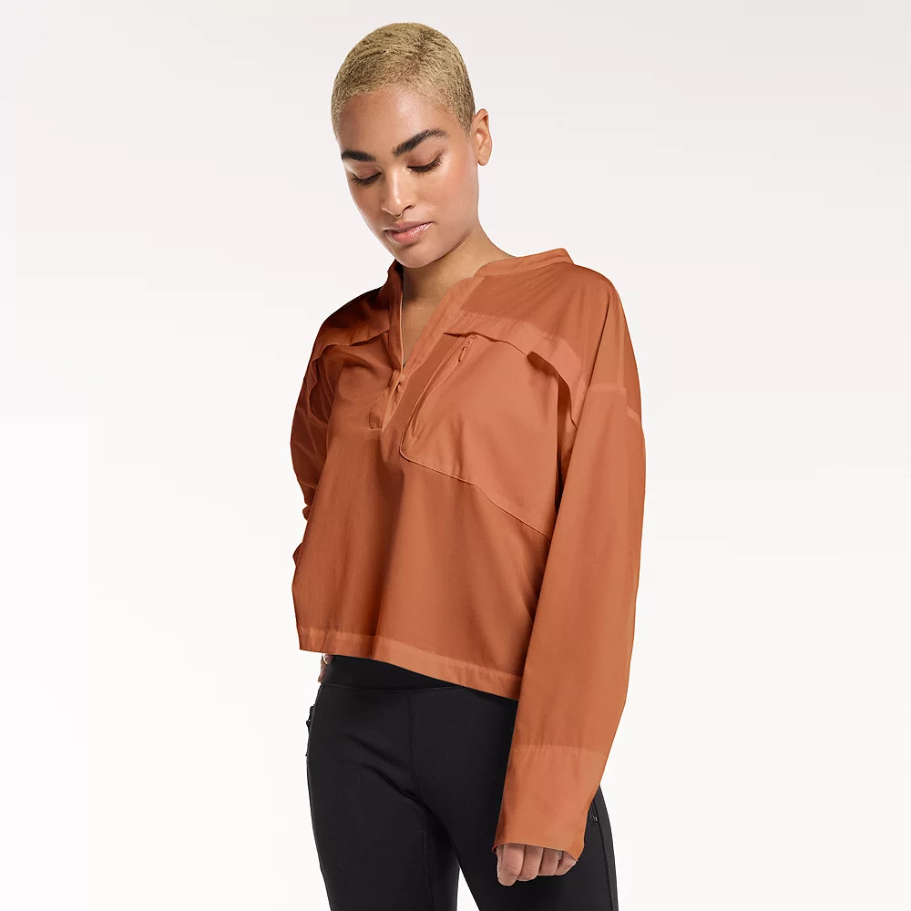 Women's FLX Woven Popover Top - Image 2